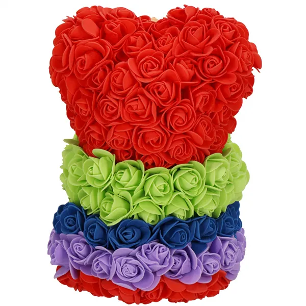 Teddy bear with roses Springos HA7394