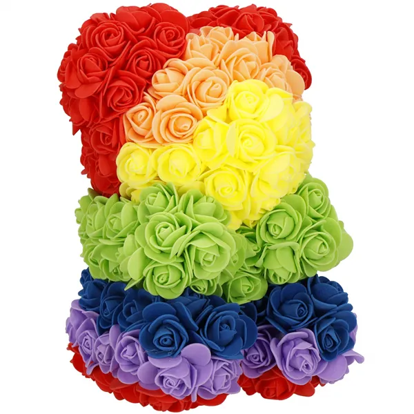 Teddy bear with roses Springos HA7394