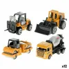 Celtniecības Darbu Transportlīdzekļi (Komplekts) Speed & Go 7,5 x 4 x 3 cm (12 gb.)
