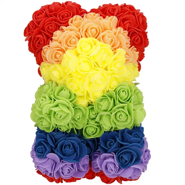 Teddy bear with roses Springos HA7394