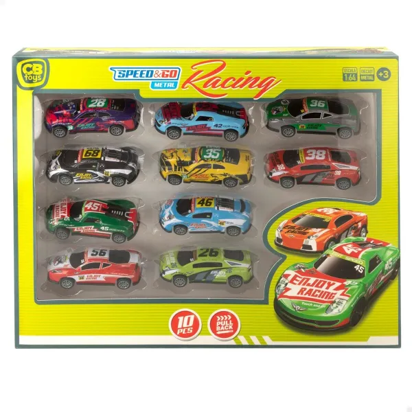 Leikkiajoneuvosarja Speed & Go 8 x 2,2 x 3,6 cm (6 osaa)