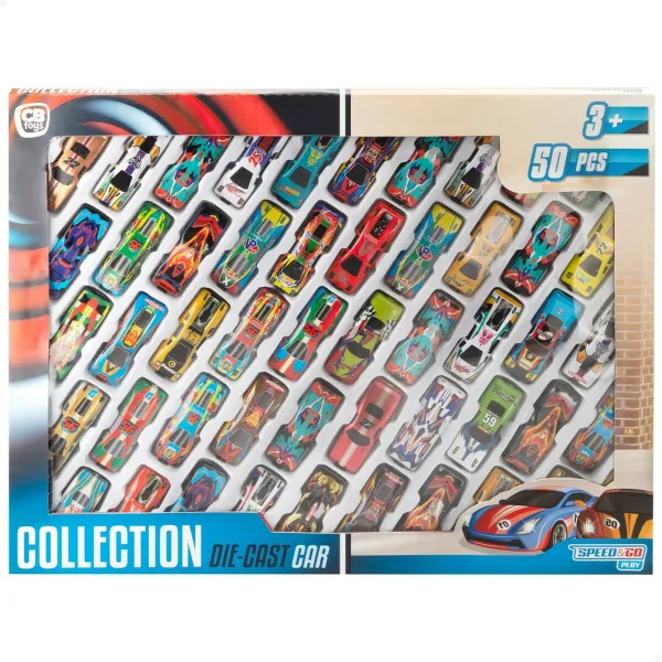 Набор машинок Speed & Go 7,5 x 2 x 3 cm (6 штук)