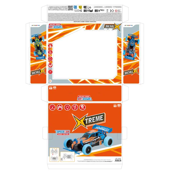 Машинка на радиоуправлении Speed & Go 1:20 19 x 6,5 x 11 cm (6 штук)