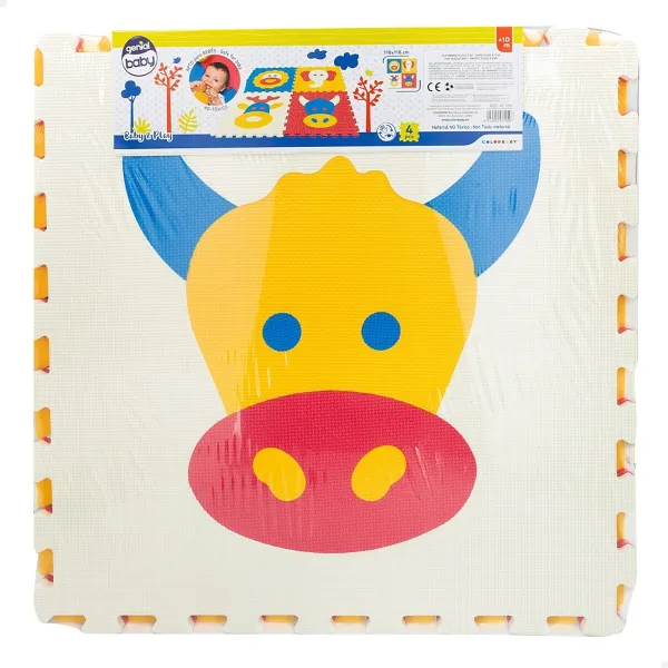 Kilimas Puzlė Colorbaby 4 Dalys gyvūnai 118 x 118 cm EVA (2 vnt.)
