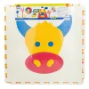 Puzzle Carpet Colorbaby 4 Pieces animals 118 x 118 cm EVA (2 Units)