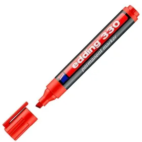 Püsimarker Edding 330 Punane (10 Ühikut)
