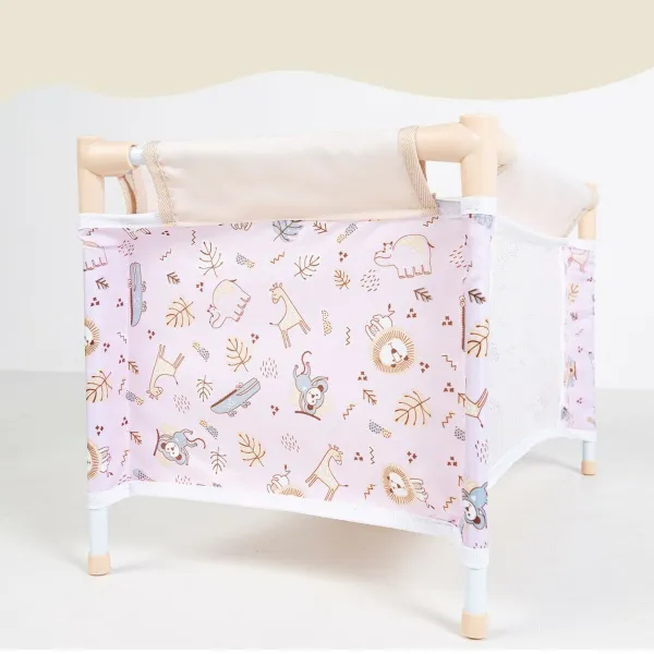Leļļu šūpulis Colorbaby Safari 29 x 50 x 30 cm 4 gb.