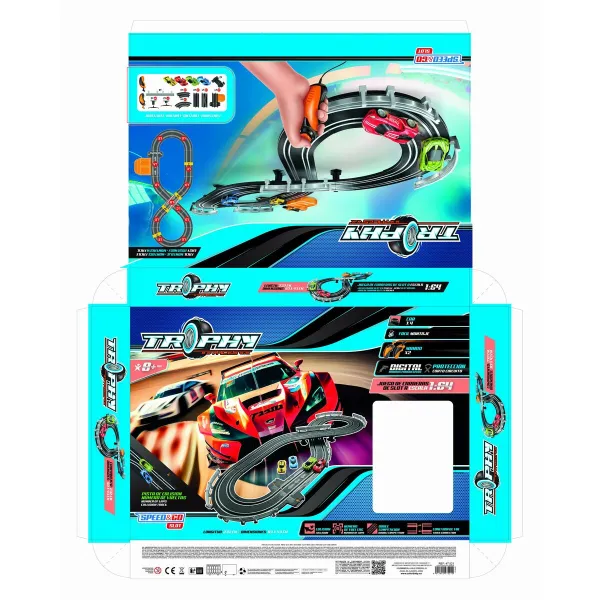 Sacensību Trase Speed & Go 93 x 7 x 43 cm (2 gb.)