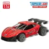 Машинка на радиоуправлении Speed & Go 22 x 7 x 11 cm 1:16 Красный 6 штук