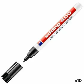 Permanent marker Edding 400-01 Black 1 mm (10 Units)