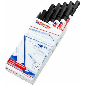 Permanentais marķieris Edding 400-01 Melns 1 mm (10 gb.)