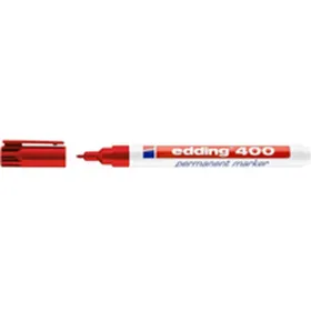 Püsimarker Edding 400-02 Punane 1 mm (10 Ühikut)