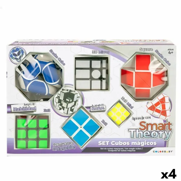 Rubikin kuutio Colorbaby Smart Theory 6 Kappaletta