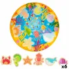 Child's Puzzle Lisciani Giochi 33 x 1 x 32 cm Navy 6 Pieces 13 Pieces (6 Units)