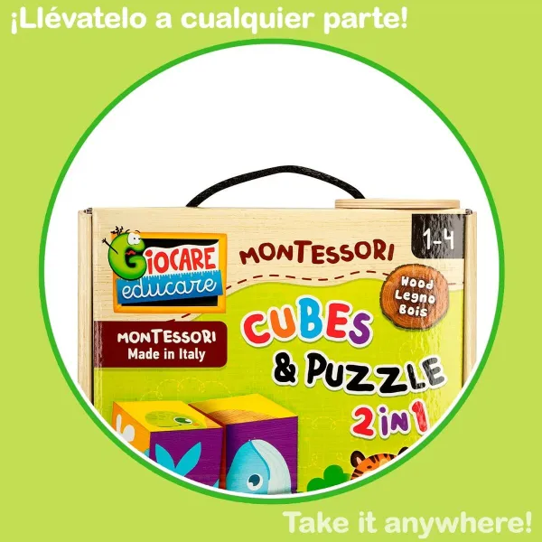 3D-palapeli Lisciani Giochi 22 x 23 x 1 cm eläimet 4 Kappaletta (6 osaa)