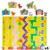 Puzle Bērniem Lisciani Giochi 48 x 1 x 36 cm Ferma 12 Daudzums 27 Daudzums (6 gb.)