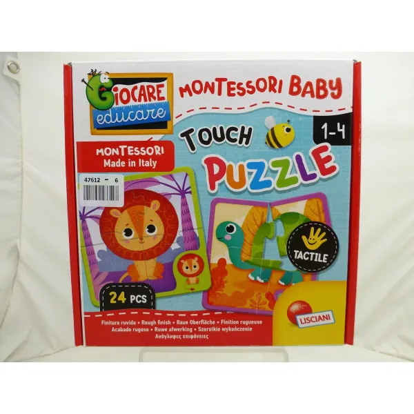 Child's Puzzle Lisciani Giochi 16 x 0,1 x 16 cm Touchpad 24 Pieces 4 Pieces (6 Units)