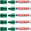 Permanenttimarkkeri Edding 800 Vihreä (5 osaa)