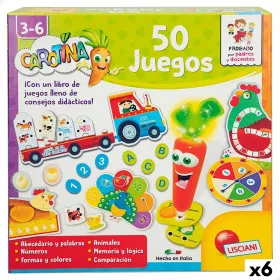 Educational Game Lisciani Giochi Carotina Baby 50 Juegos 4,5 x 14,5 x 3,5 cm Electric (6 Units)