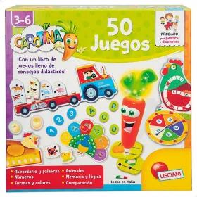 Educational Game Lisciani Giochi Carotina Baby 50 Juegos 4,5 x 14,5 x 3,5 cm Electric (6 Units)