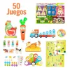 Educational Game Lisciani Giochi Carotina Baby 50 Juegos 4,5 x 14,5 x 3,5 cm Electric (6 Units)