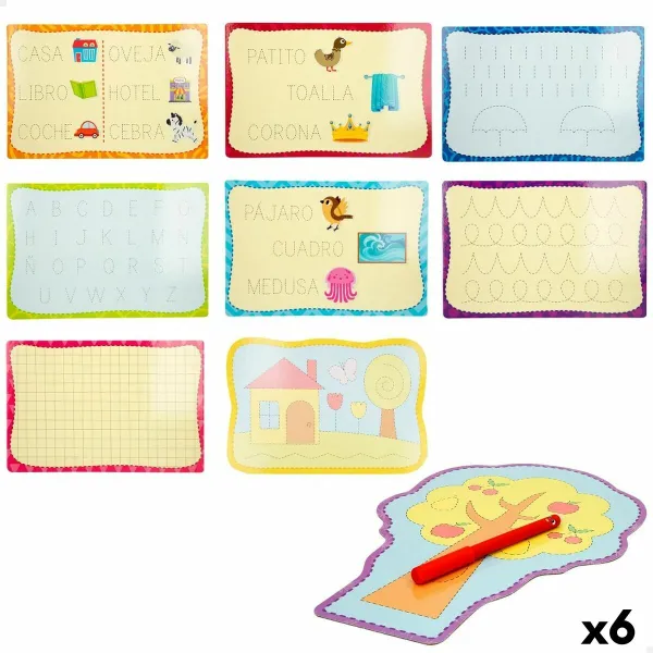 Opettavainen peli Lisciani Giochi Montessori Kalligrafia (6 osaa)
