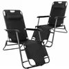 Adjustable garden chair Springos GC0060 black