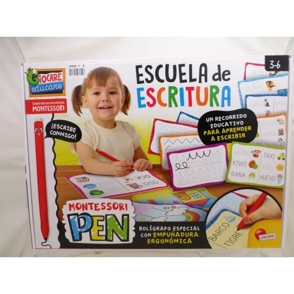 Opettavainen peli Lisciani Giochi Montessori Kalligrafia (6 osaa)