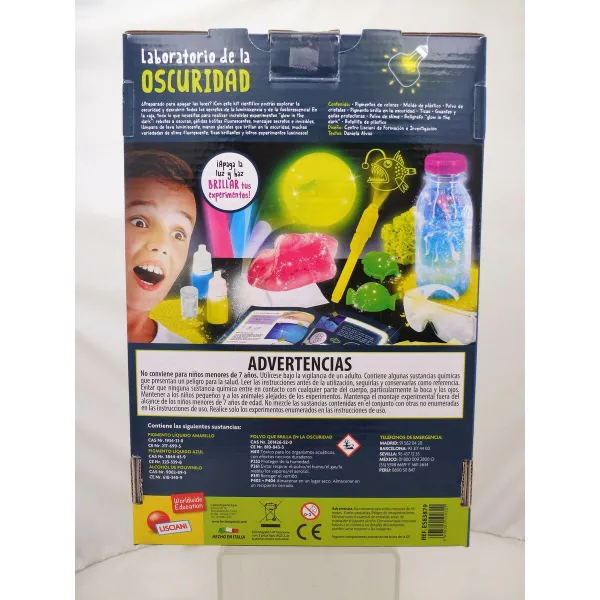 Science Game Lisciani Giochi Laboratorio de la oscuridad ES (6 Units)