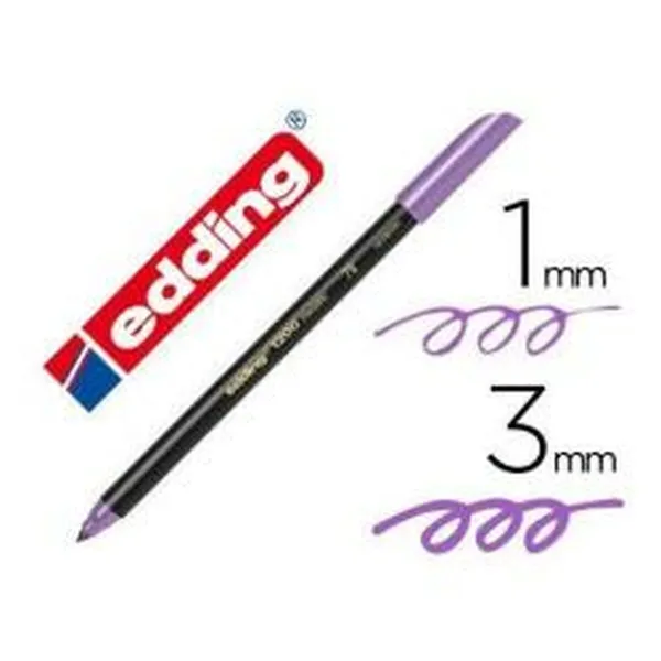 Marker pen/felt-tip pen Edding 1200-78 Violet (10 Units)
