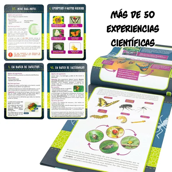 Tiedepeli Lisciani Giochi Insectos ES (6 osaa)