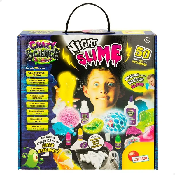 Science Game Lisciani Giochi Night Slime ES (6 Units)