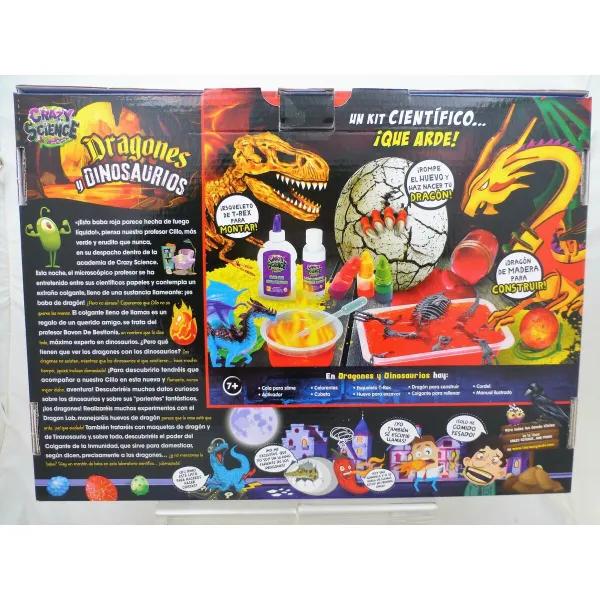 Science Game Lisciani Giochi Dragones y dinosaurios ES (6 Units)