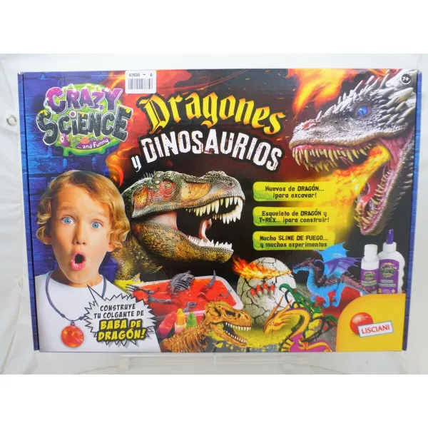 Science Game Lisciani Giochi Dragones y dinosaurios ES (6 Units)