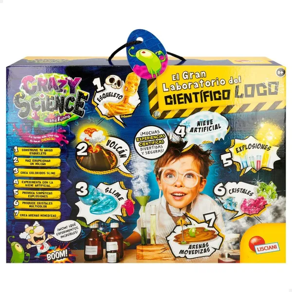 Научная игра Lisciani Giochi El gran laboratorio del científico loco ES (4 штук)