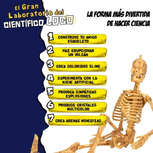 Научная игра Lisciani Giochi El gran laboratorio del científico loco ES (4 штук)