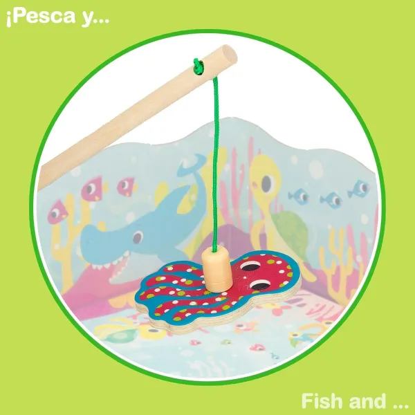 Настольная игра Lisciani Giochi Montessori рыбалка (6 штук)