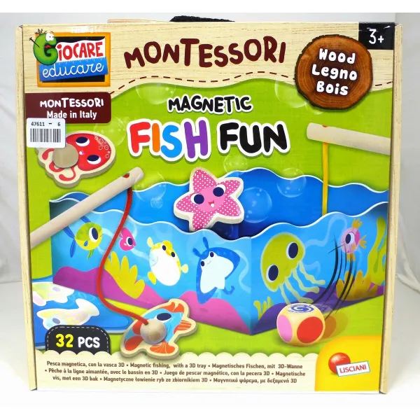 Lautapeli Lisciani Giochi Montessori Kalastus (6 osaa)