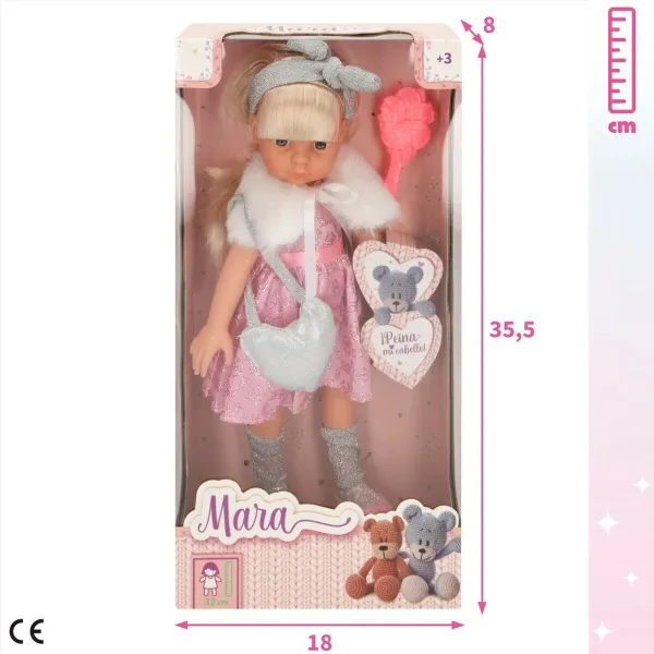 Nukke Colorbaby Isabella 32 cm Hiustyyli 15 x 32 x 7 cm (6 osaa)