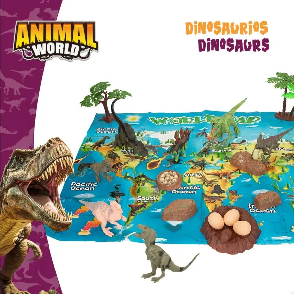 Playset Colorbaby 19 Daudzums 6 gb. 17 x 9 x 6 cm Dinozauri