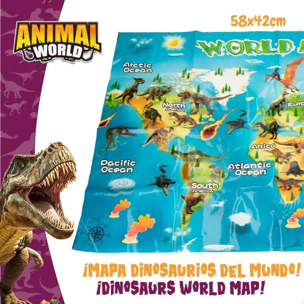 Playset Colorbaby 19 Предметы 6 штук 17 x 9 x 6 cm динозавры