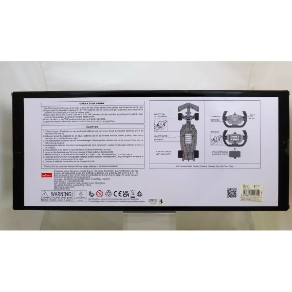 Remote-Controlled Car Ferrari 47 x 10 x 17 cm (2 Units)