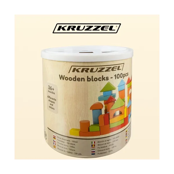 Koka klucīši - 100 gab. Kruzzel 22666