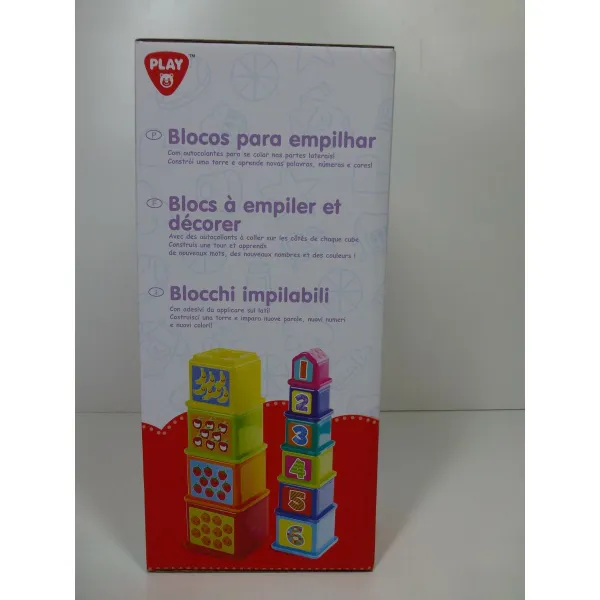 Stacking Blocks PlayGo 10,2 x 50,8 x 10,2 cm