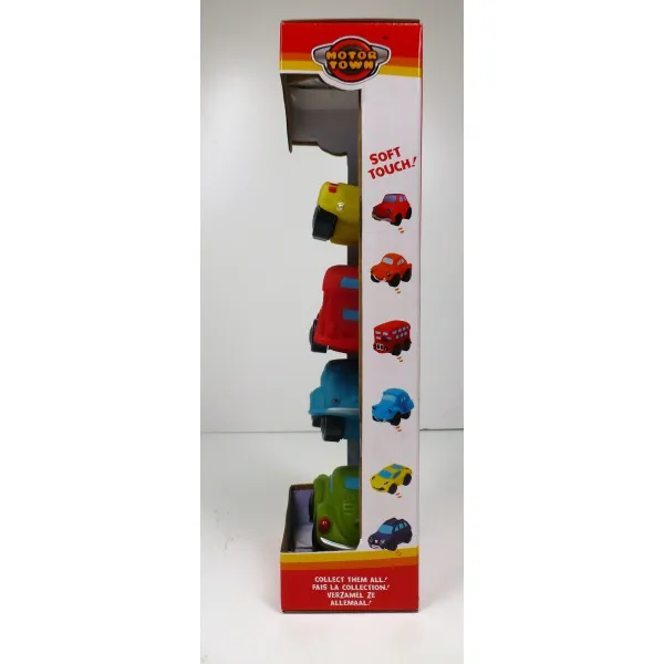 Interaktiivinen lelu Motor Town Motor Town 7,5 x 4,5 x 5 cm (4 pcs)