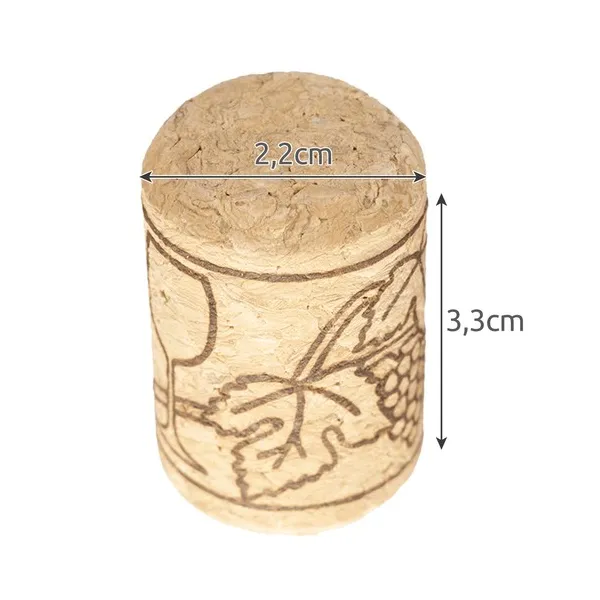 Vīna pudeļu korķi - 100 gab. Ruhhy 22876