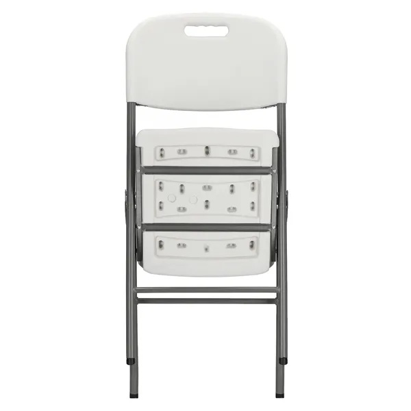 Folding chair Springos GF0054 white