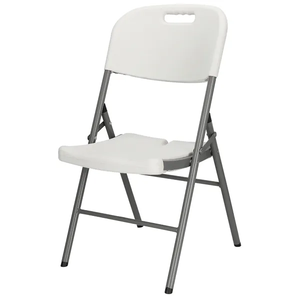 Folding chair Springos GF0054 white