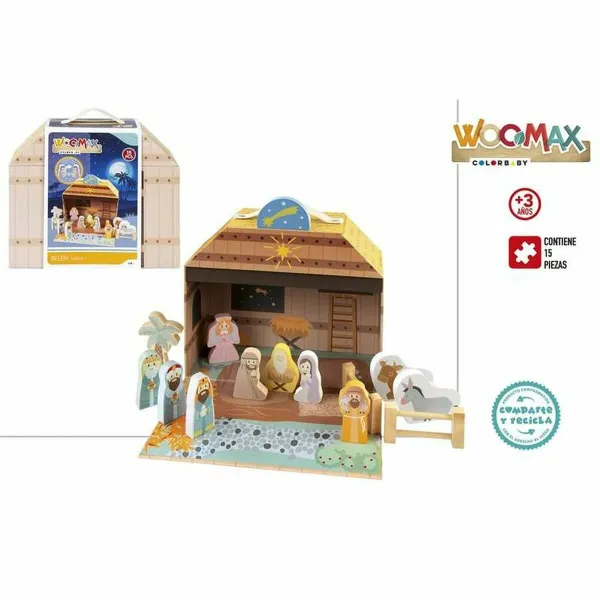 Playset Woomax 24,5 x 20,5 x 24,5 cm 15 Dalys