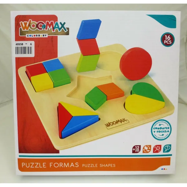 Pusle Woomax 22 x 1 x 22 cm 16 Tükid, osad